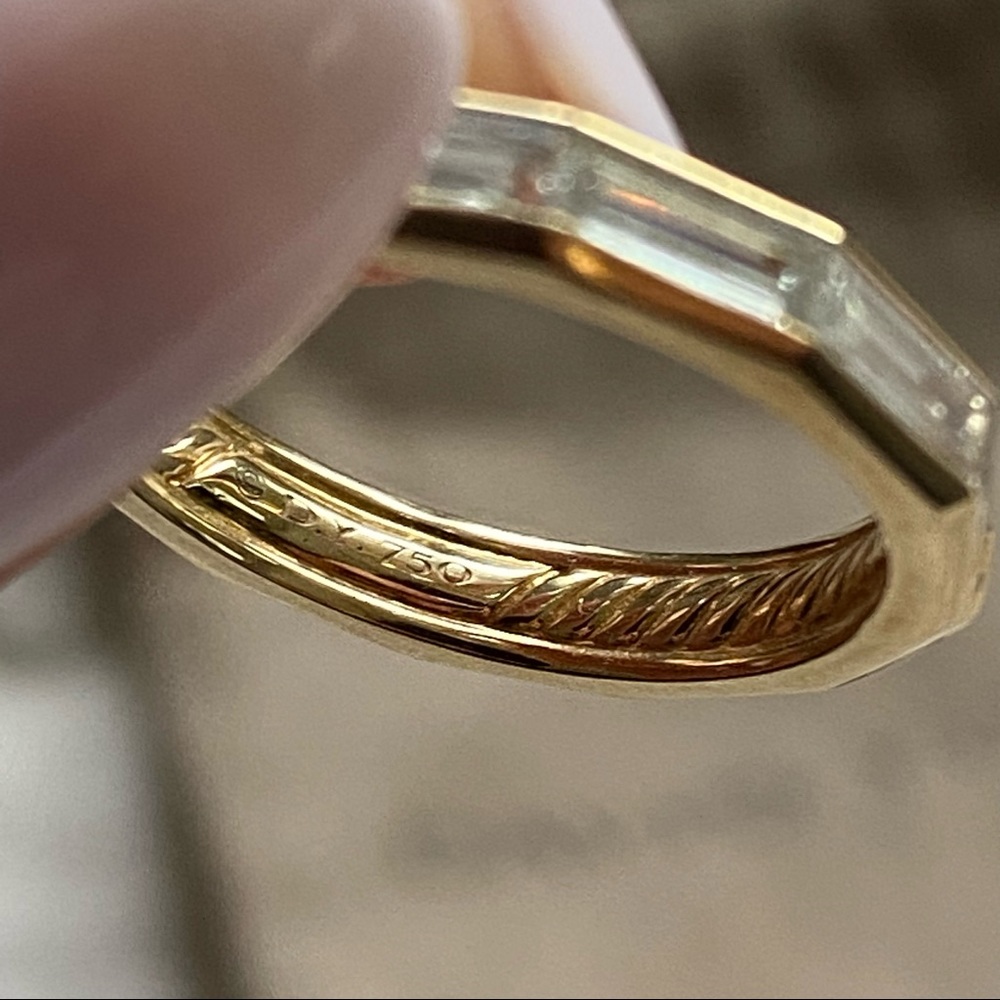 David Yurman Delaunay Narrow Band Ring